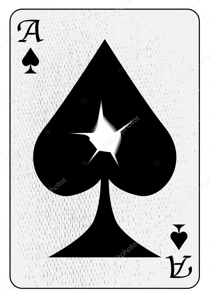 Playing Card Bullet Hole
