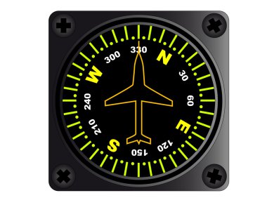 Aircraft Compass clipart