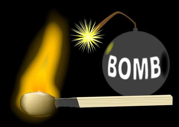 Bomba — Stok Vektör