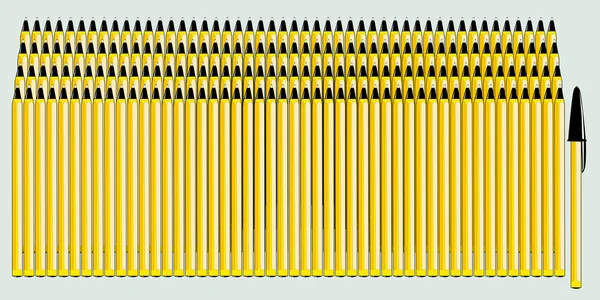 Monde de stylo — Image vectorielle