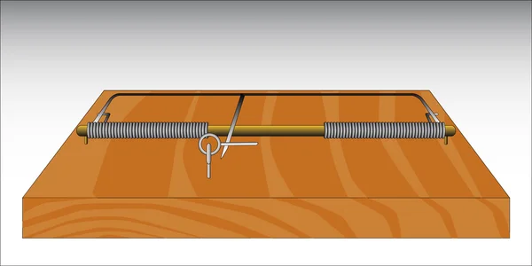 饵的捕鼠器 — 图库矢量图片
