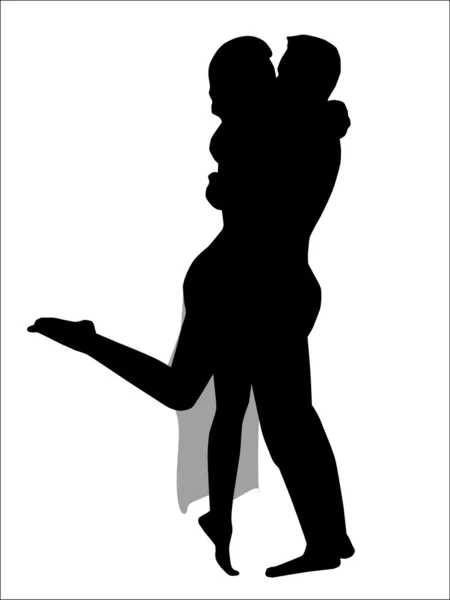 Sovers Silhouette — Vector de stoc