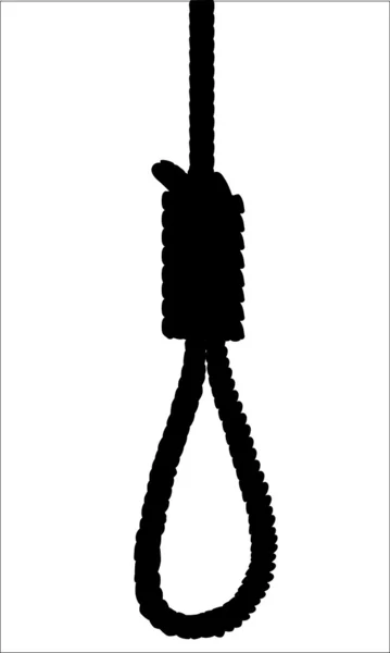 Hangman Noose — Stock Vector