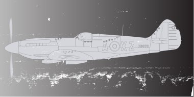 Damaged Fighter clipart
