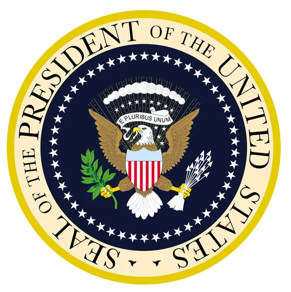 Presidente Seal — Vector de stock