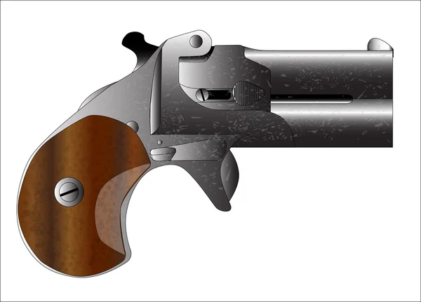 Derringer pistole — Stockový vektor