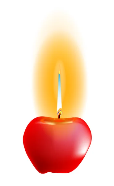 Apple Wick — Stockvector