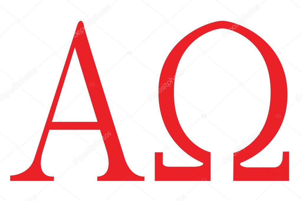 The Alpha - Omega symbols from the Christian religion.