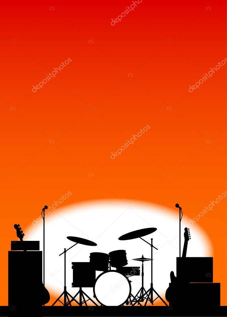 Rock Band Poster Stock Vector Image by ©BigAlBaloo #44759623