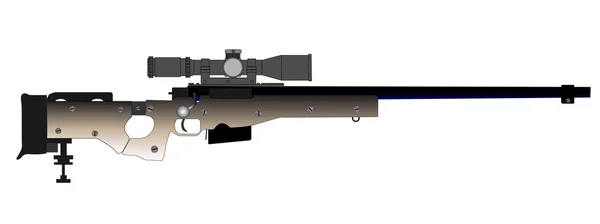 Sniper Rifle — Stock Vector