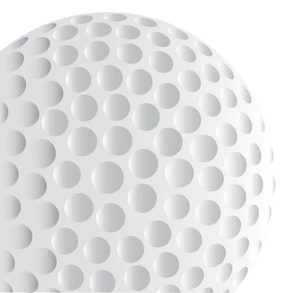 Golf Ball Detail — Stock Vector