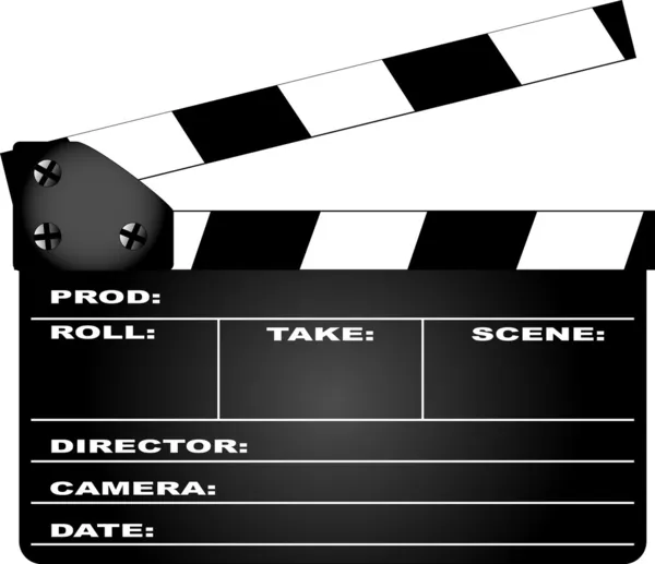 Clapper board — Vetor de Stock