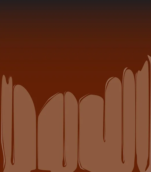 Smält choklad bakgrund — Stock vektor