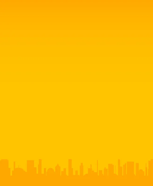 Orange city háttér — Stock Vector