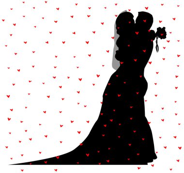Bride and Groom clipart