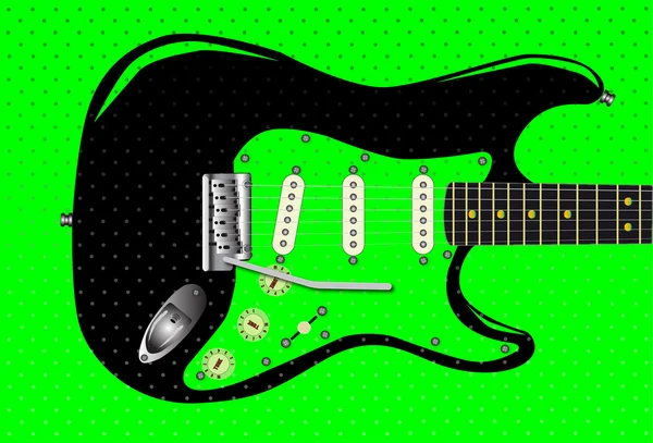 Grunge-gitaar — Stockvector