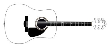 Beyaz gitar