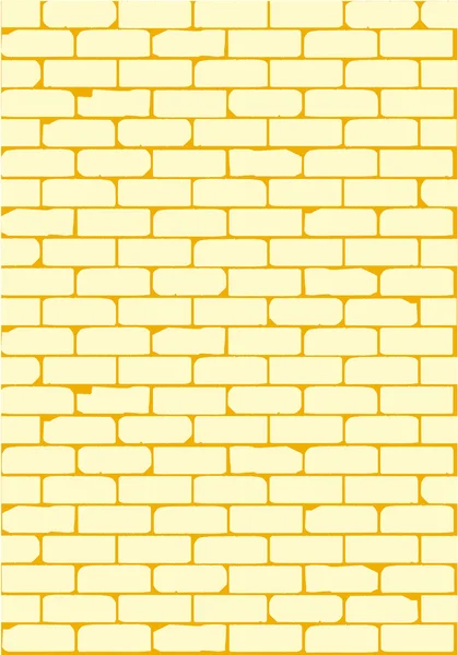 Pallido muro di mattoni — Vettoriale Stock