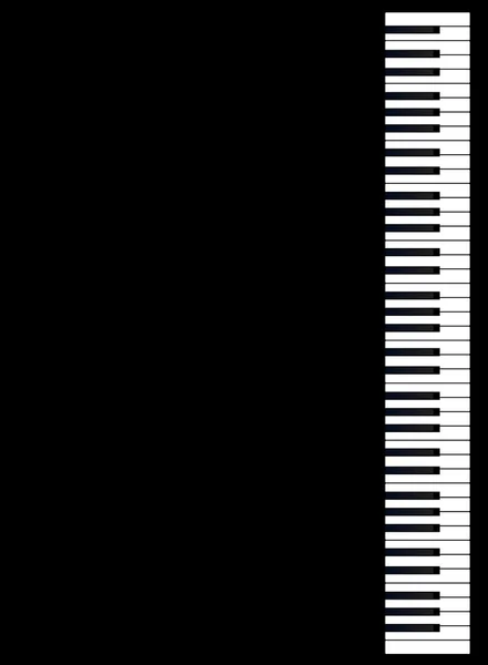 Teclas de piano — Archivo Imágenes Vectoriales