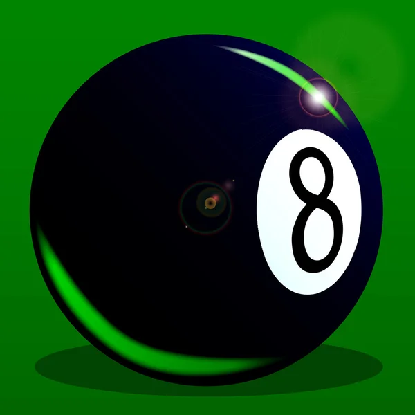 Eight Ball — Stock Vector