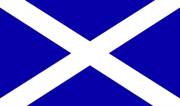 Bandiera scozzese — Vettoriale Stock