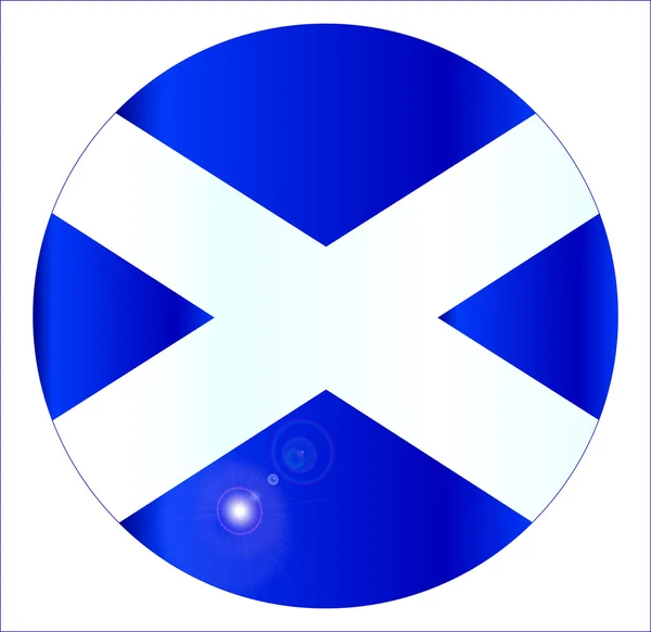 苏格兰旗按钮 — 图库矢量图片