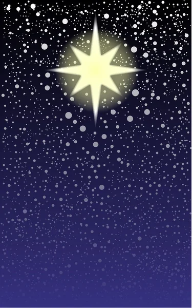最も明るい星 — ストックベクタ