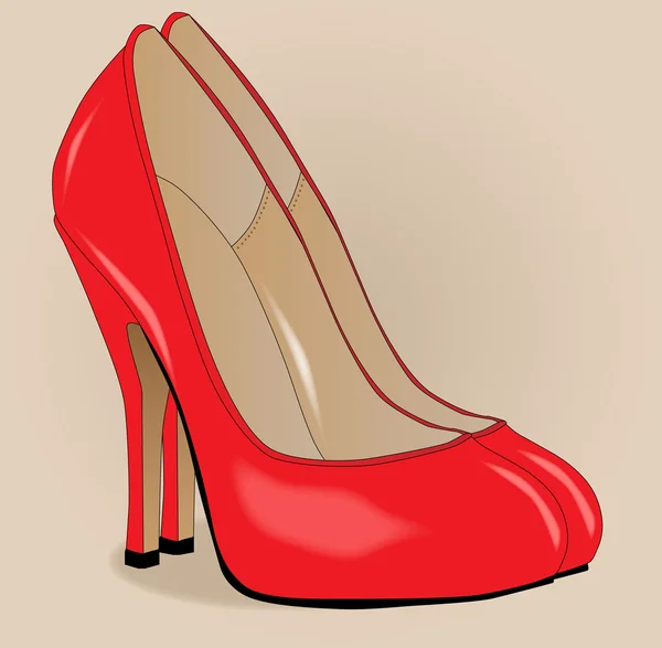 Talon stiletto Chaussures — Image vectorielle