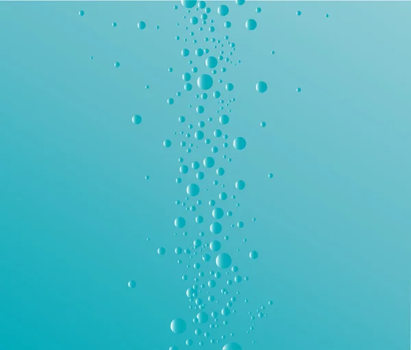 Yükselen bir bubbles — Stok Vektör