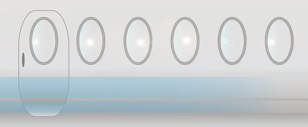 Hintergrund des Flugzeugs — Stockvektor