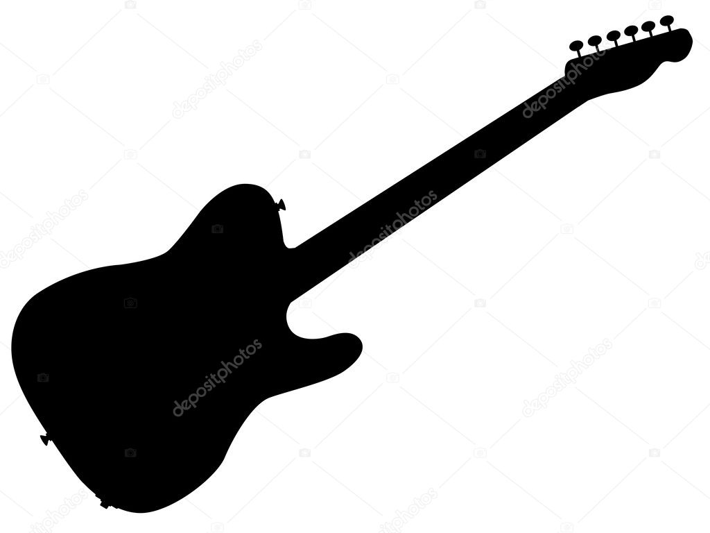 Rock Guitar Silhouette