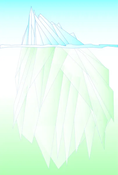 Iceberg — Image vectorielle