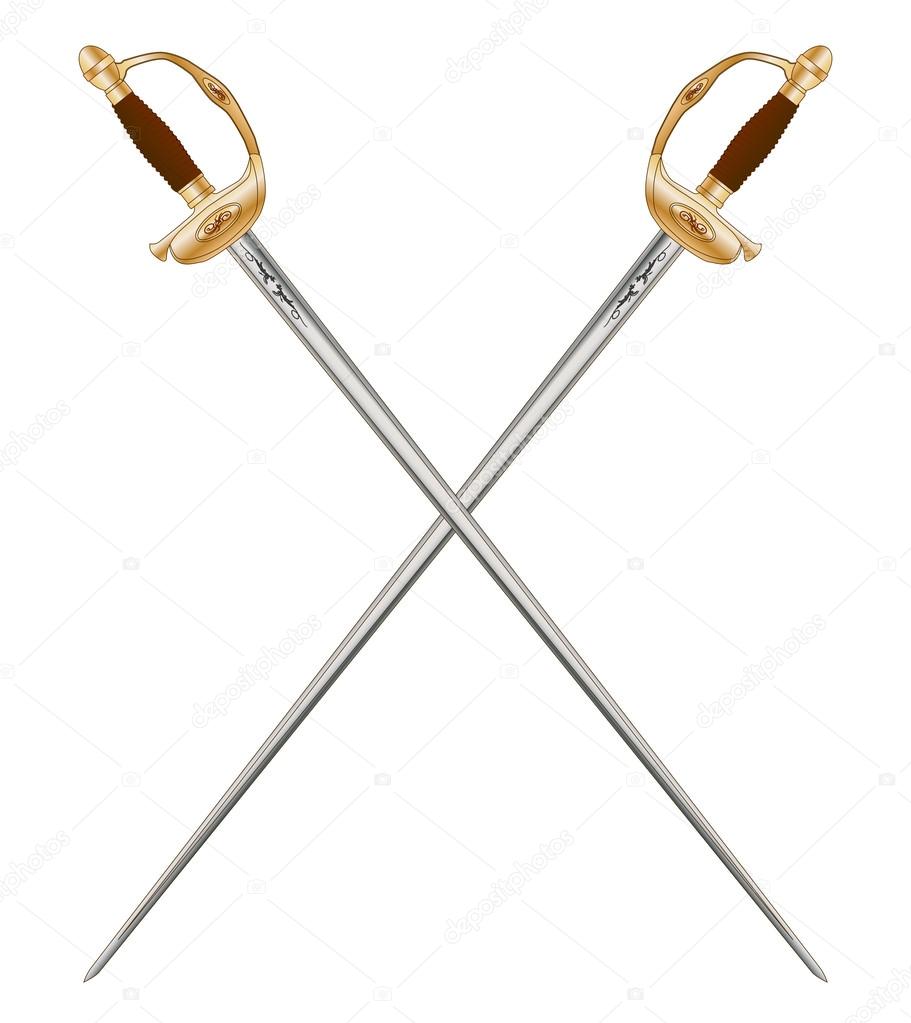 Crossed Infantry Swords