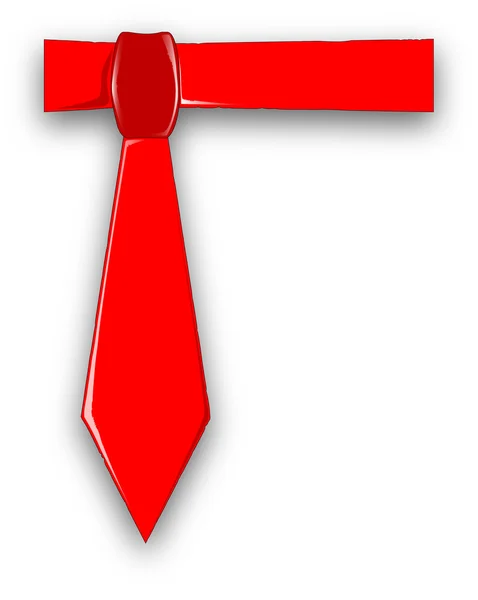 Papás gravata vermelha — Vetor de Stock