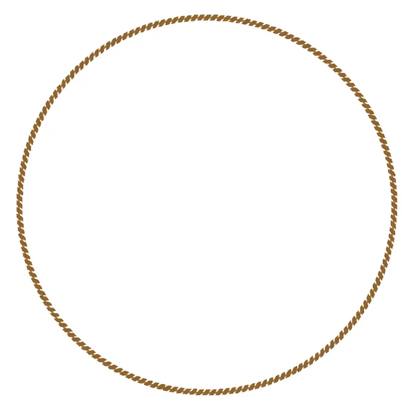 Cercle de corde — Image vectorielle