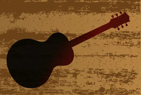 Marque de guitare — Image vectorielle