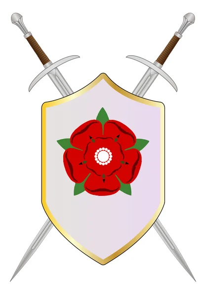 Ланкастерский щит — стоковый вектор