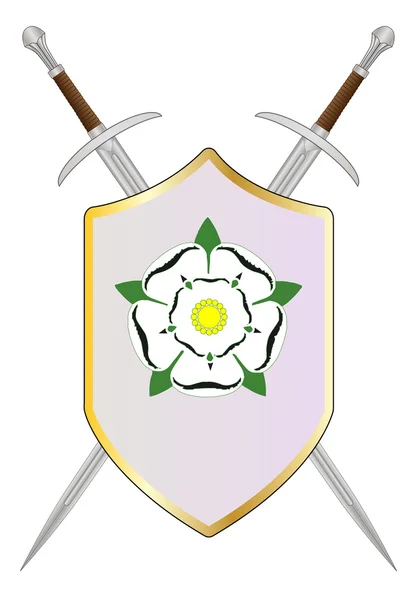 Escudo del Ejército de York — Archivo Imágenes Vectoriales