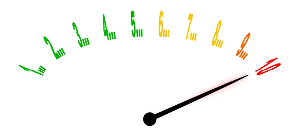 Nivel de estrés — Vector de stock