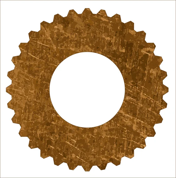 铜齿轮 — 图库矢量图片