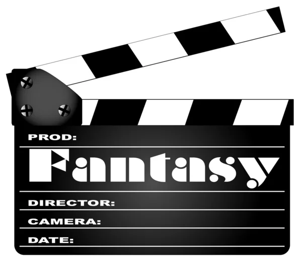 Fantasy film klapka — Stockový vektor