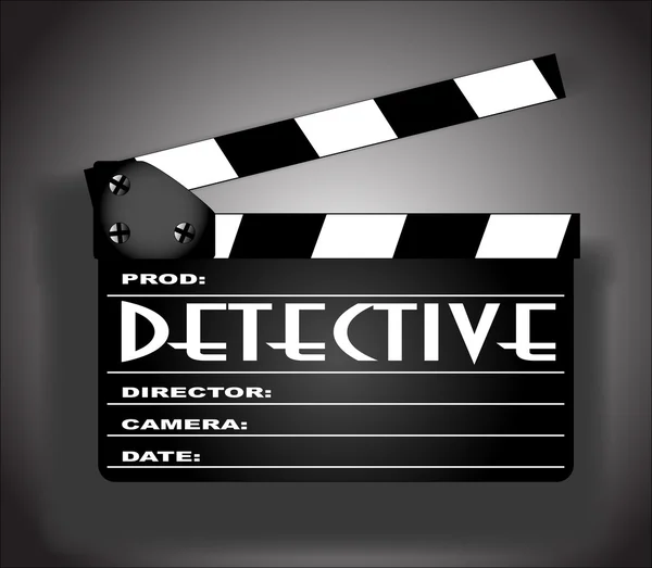 Detektivní film — Stockový vektor