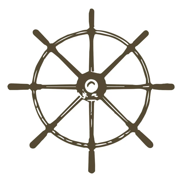 Колесо кораблей — стоковый вектор