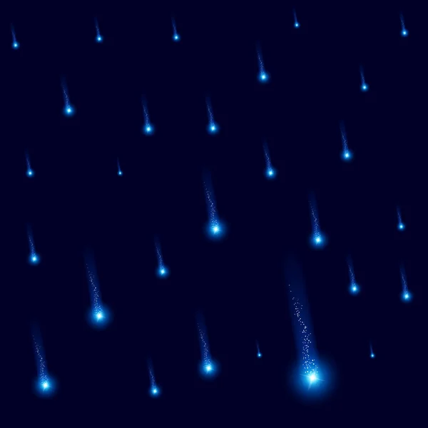 Étoiles tombantes — Image vectorielle