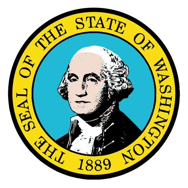 Sceau d'État de Washington — Image vectorielle