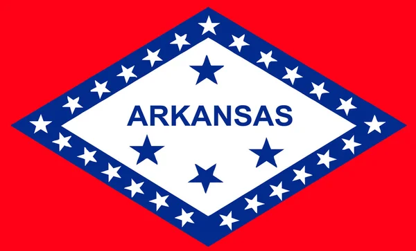 Bandeira de Arkansas —  Vetores de Stock