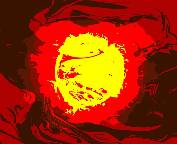 火球や抽象的な核爆発のような太陽 — ストック写真