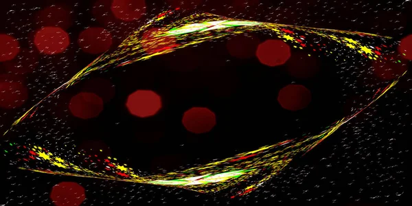 Яркий Южный Космос Абстрактно Установлен Черном Фоне — стоковое фото