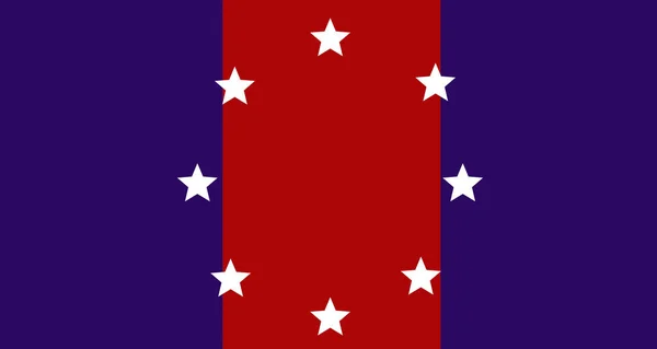 Flag Adopted City Chicago Heights — Vetor de Stock