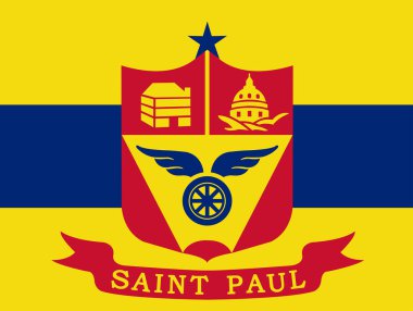 Saint Paul Minnesota ABD bayrağı